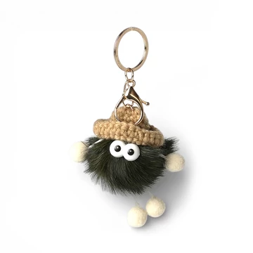 Táskadísz, manó, Little Elf Bag Charm, zöld színben
