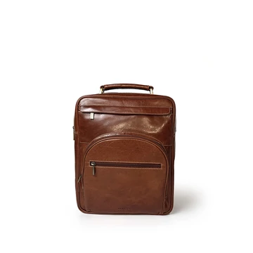 Férfi olasz bőr táska, Marco Business Bag, barna színben