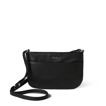 Női olasz bőr átvetős táska, Serena Small Crossbody Bag, fekete színben