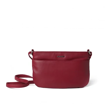 Női olasz bőr átvetős táska, Serena Small Crossbody Bag, piros színben