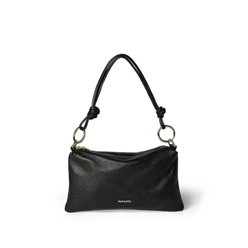 Női olasz bőr válltáska, Chiara Shoulder Bag Mini, fekete színben