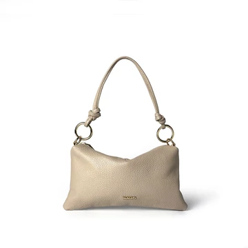 Női olasz bőr válltáska, Chiara Shoulder Bag Mini, homok színben