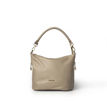 Női olasz bőr válltáska, Aurora Shoulder Bag, homok színben