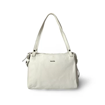 Női olasz bőr válltáska, Elsa Shoulder Bag, fehér színben