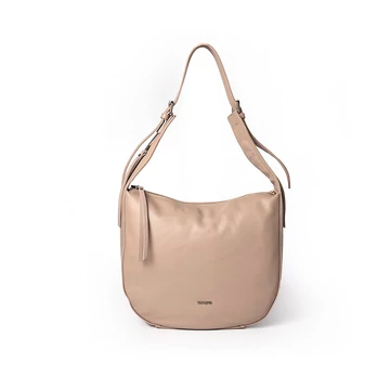 Női olasz bőr válltáska, Elisa Shoulder Bag, antik rózsaszín színben