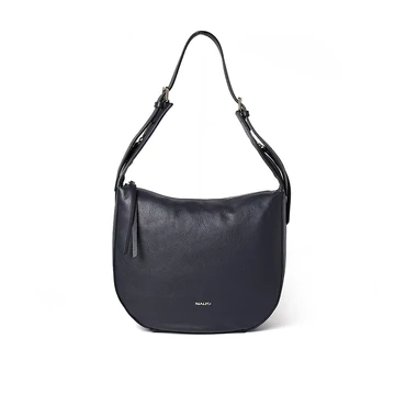 Női olasz bőr válltáska, Elisa Shoulder Bag, sötétkék színben