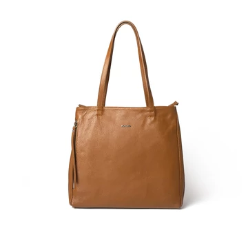 Női olasz bőr válltáska, ElisaArianna Shoulder Bag, világosbarna színben