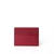 Olasz bőr kártyatartó, Nappa Leather Cardholder, piros színben