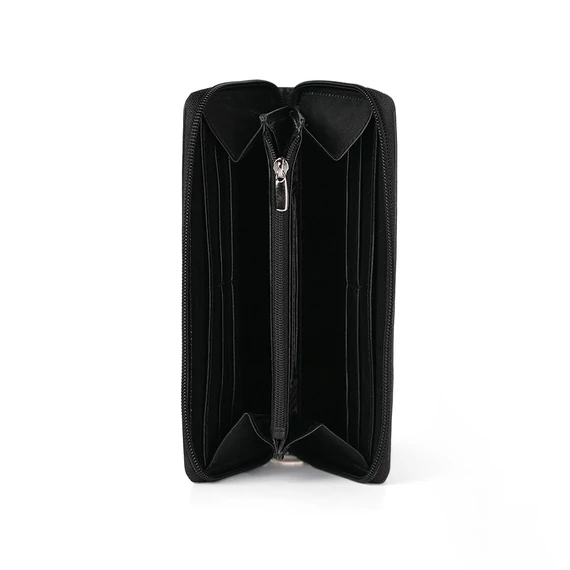 Linea Pressed Nappa Leather Wallet Noir