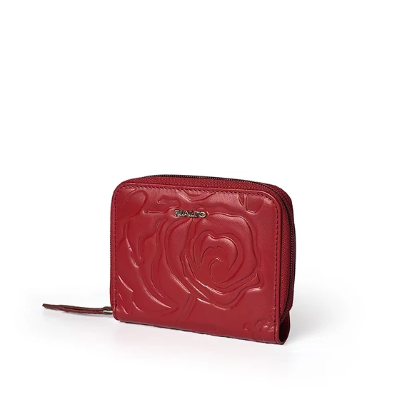 Rosa Nappa Leather Wallet Midi Ruby