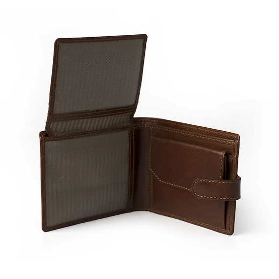 Vachetta Leather Wallet Marone