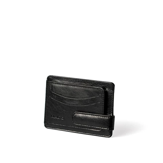 Vachetta Leather Cardholder Noir