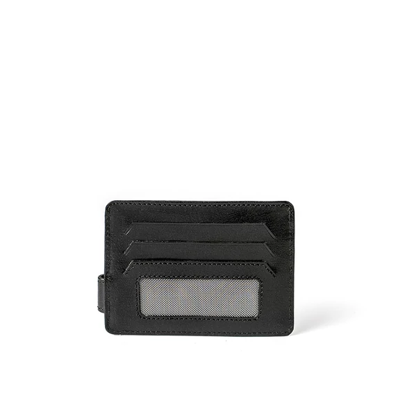 Vachetta Leather Cardholder Noir