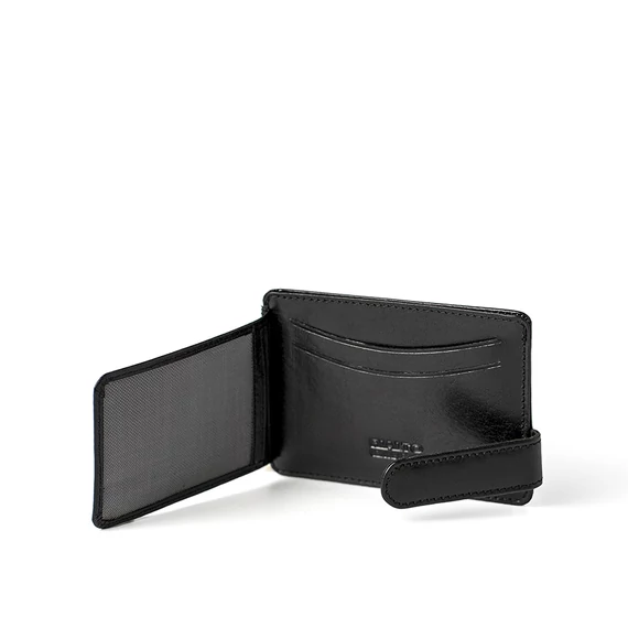 Vachetta Leather Cardholder Noir