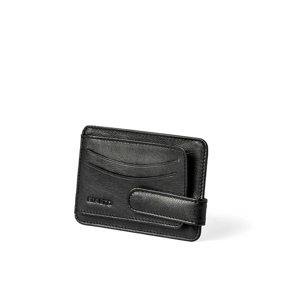 Nappa Leather Cardholder Noir