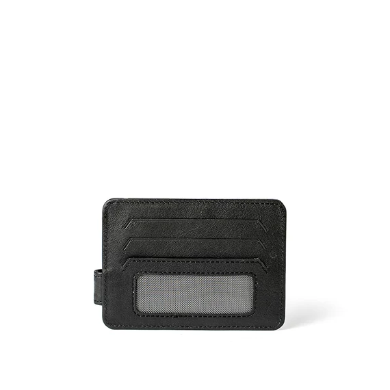 Nappa Leather Cardholder Noir