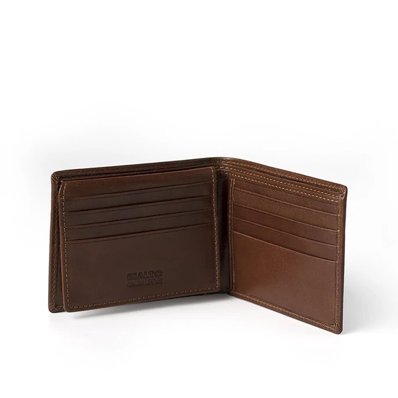 Vachetta Leather Wallet Marone
