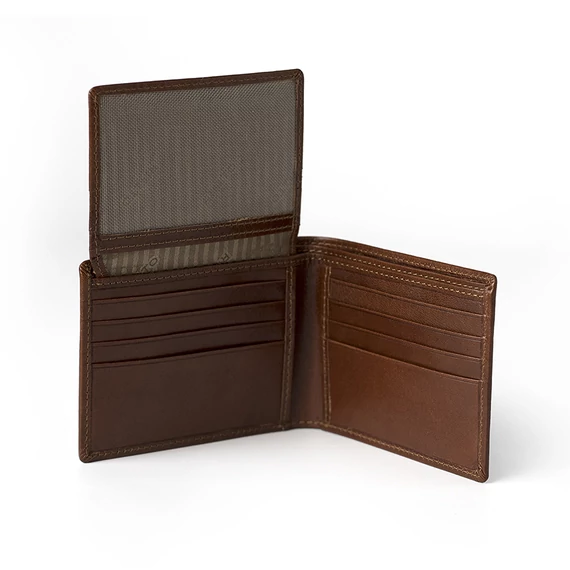 Vachetta Leather Wallet Marone