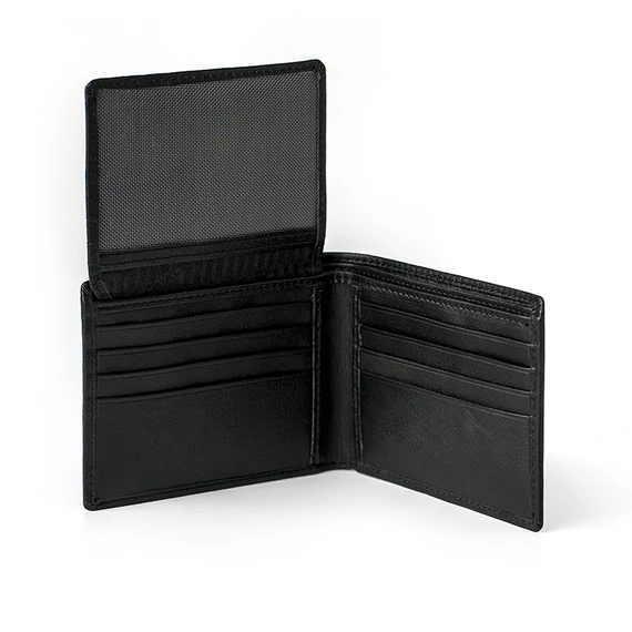 Nappa Leather Wallet Noir