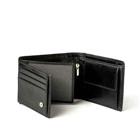Vachetta Leather Wallet Noir
