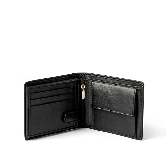 Nappa Leather Wallet Noir