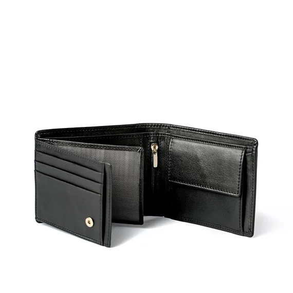 Nappa Leather Wallet Noir