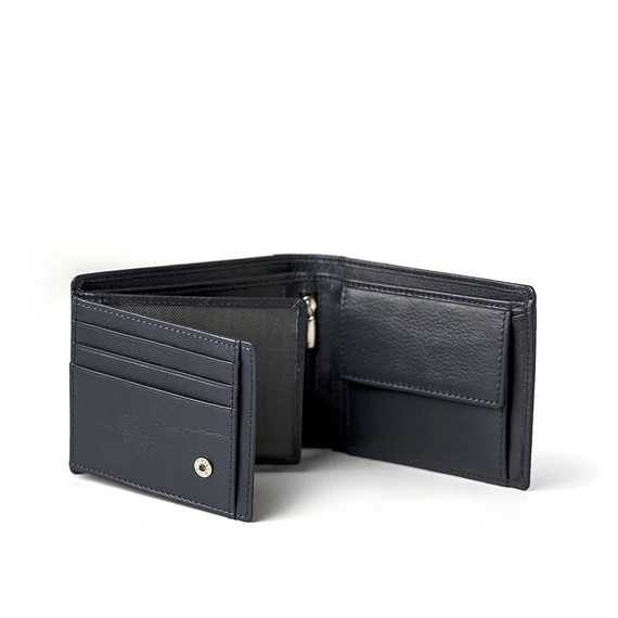Nappa Leather Wallet Navy