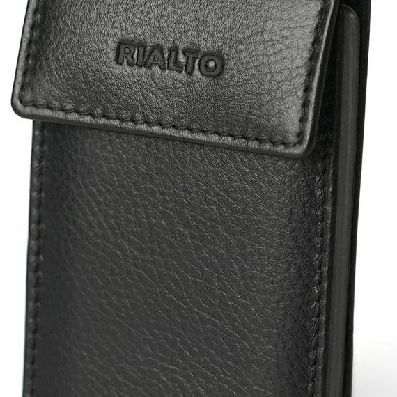 Nappa Leather Cardholder Small Noir
