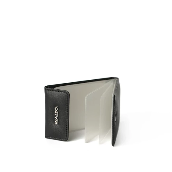 Nappa Leather Cardholder Small Noir