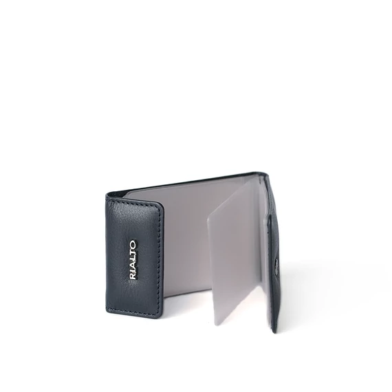 Nappa Leather Cardholder Small Navy