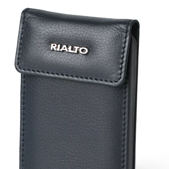 Nappa Leather Cardholder Small Navy