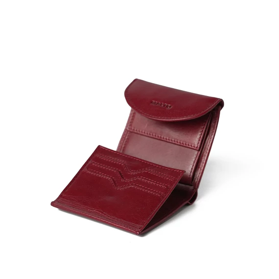  Leather Wallet Midi Ruby