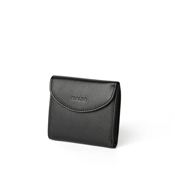 Nappa Leather Wallet Midi Noir