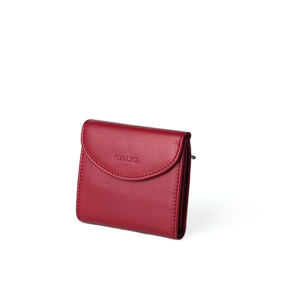 Nappa Leather Wallet Midi Ruby