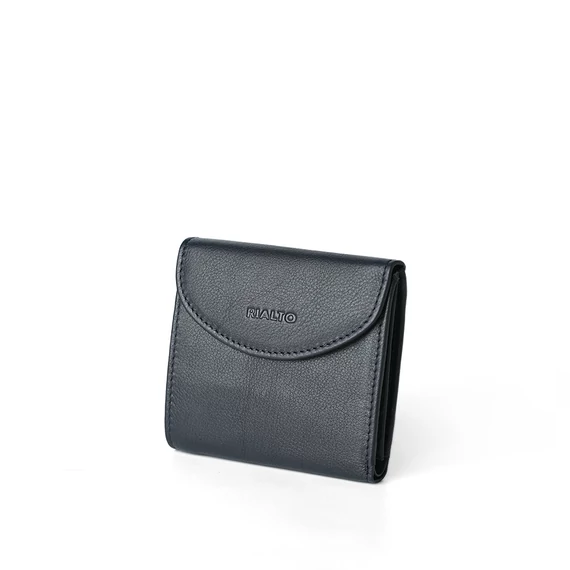 Nappa Leather Wallet Midi Navy