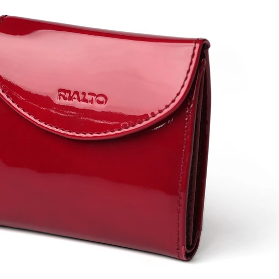 Patent Leather Wallet Midi Ruby