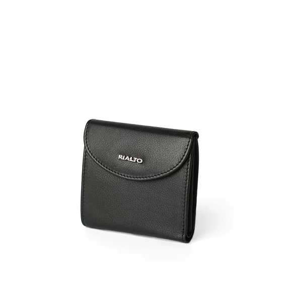 Nappa Leather Wallet Midi Noir