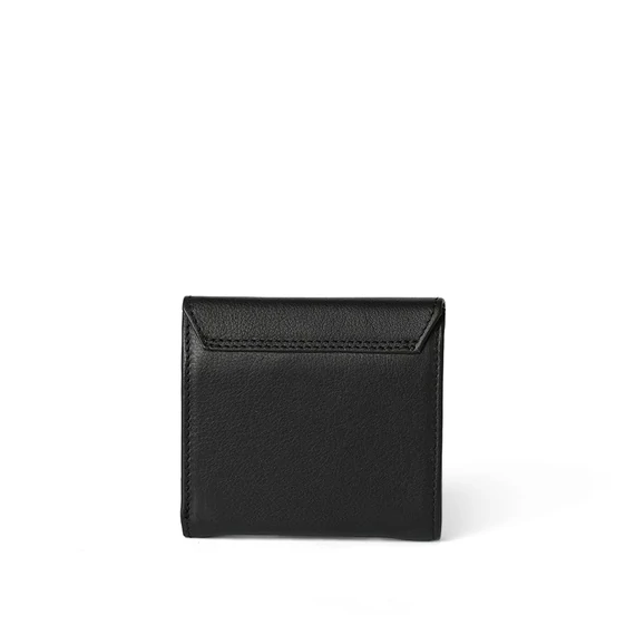 Nappa Leather Wallet Midi Noir