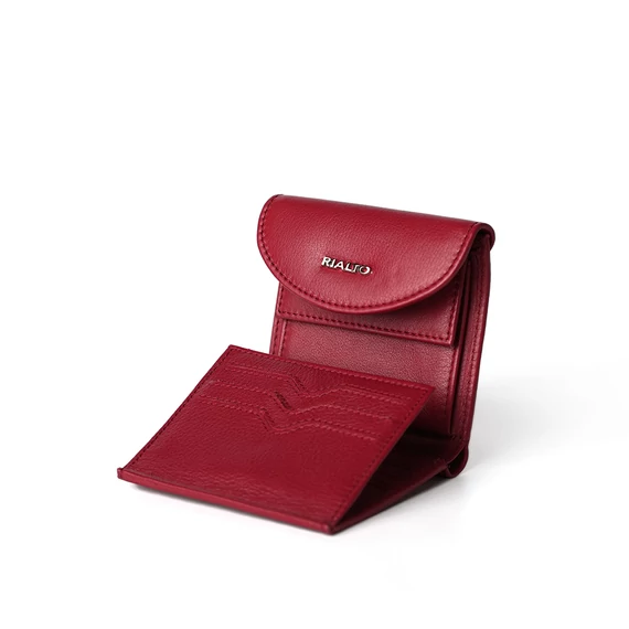 Nappa Leather Wallet Midi Ruby
