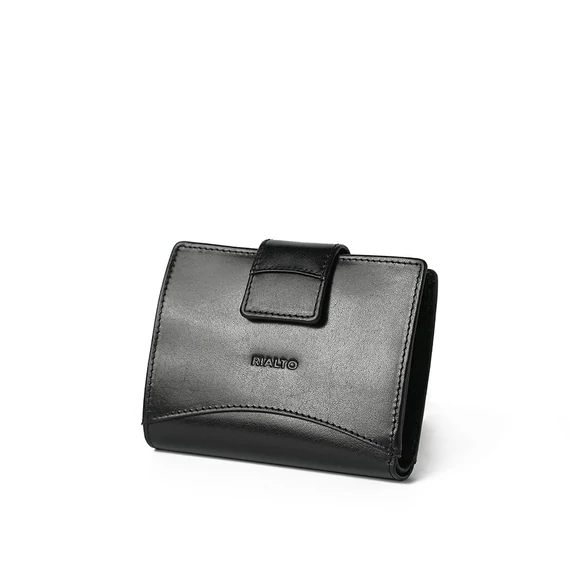  Leather Wallet Midi Noir