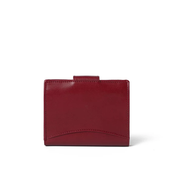  Leather Wallet Midi Ruby
