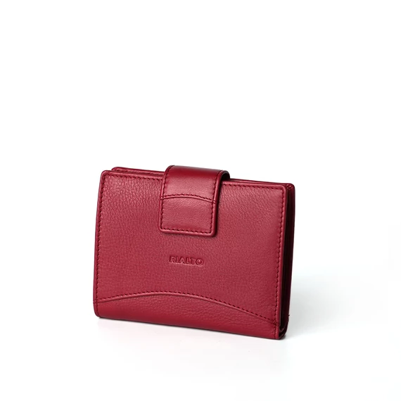 Nappa Leather Wallet Midi Ruby