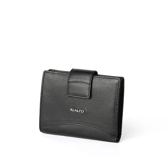 Nappa Leather Wallet Midi Noir