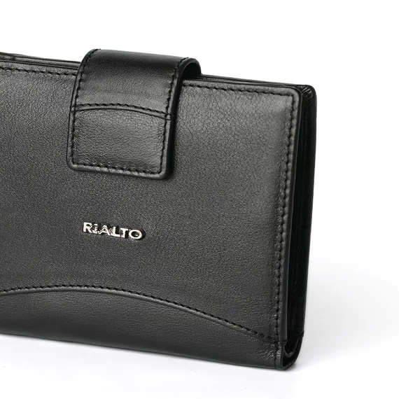Nappa Leather Wallet Midi Noir