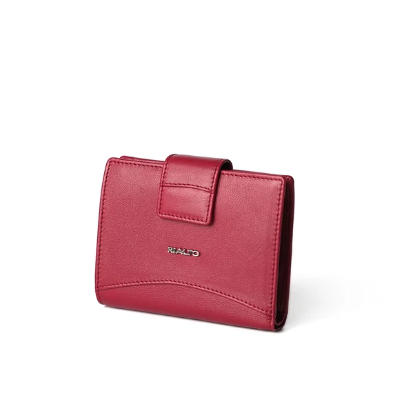 Nappa Leather Wallet Midi Ruby