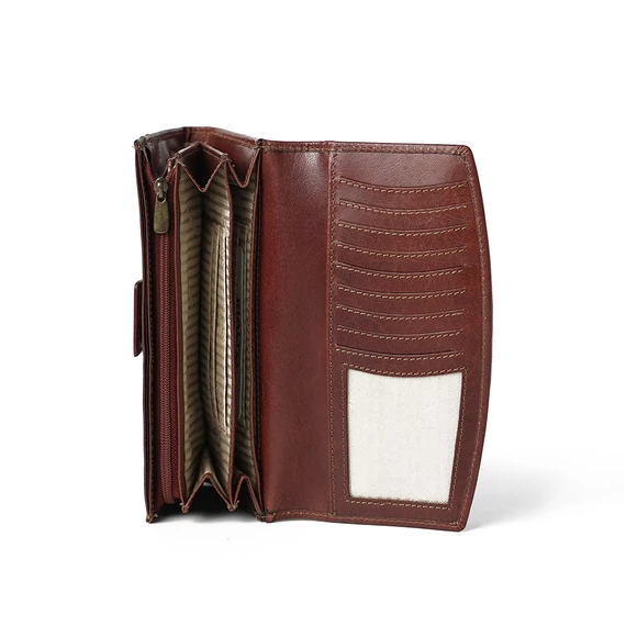  Leather Wallet Grande Marone