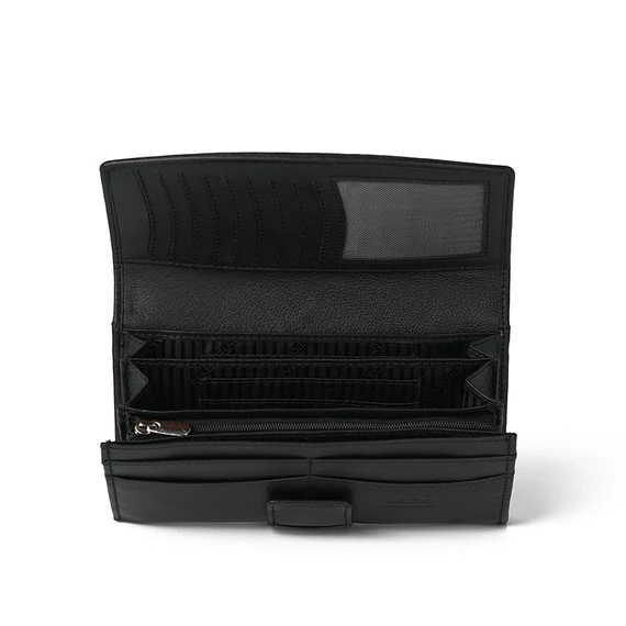  Leather Wallet Grande Noir