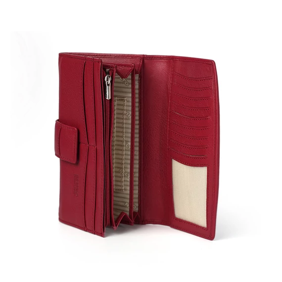  Nappa Leather Wallet Grande Ruby