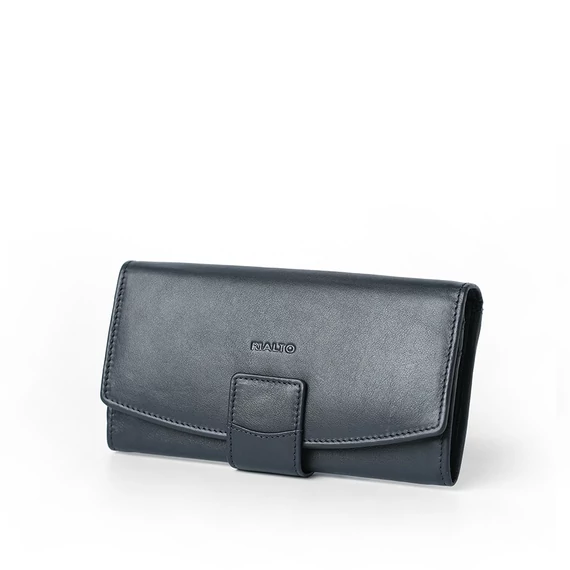  Nappa Leather Wallet Grande Navy