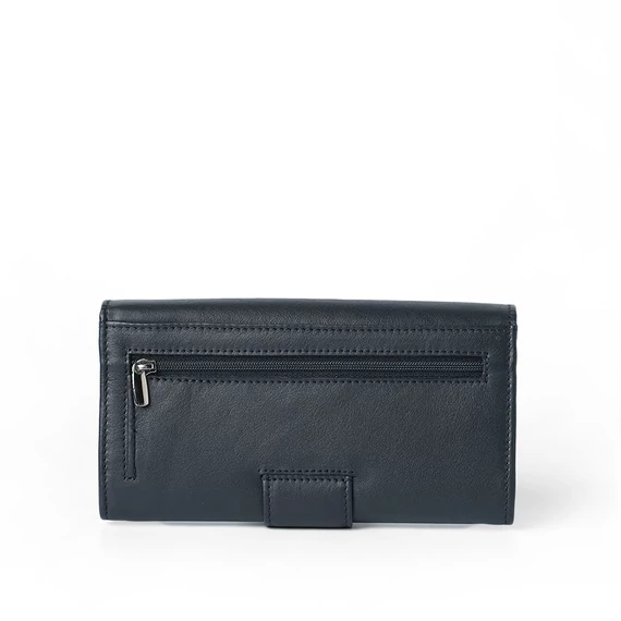  Nappa Leather Wallet Grande Navy
